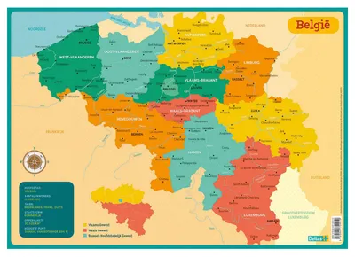 Zdjęcie produktu dla Podstawka edukacyjna - Mapa Belgii