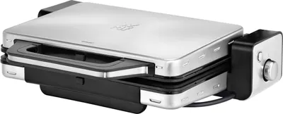 Produktbild von WMF Lono Kontaktgrill 2-in-1, Tischgrill, Plattengriller, Kontaktgrill abnehmbare Platten, spülmaschinenfeste Grillplatten, 2100 W