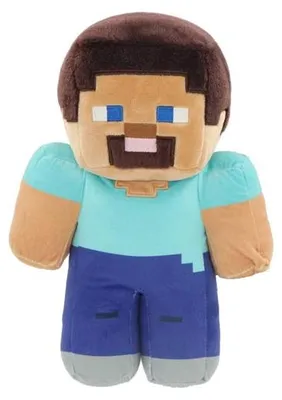 Zdjęcie produktu dla Pluszowa figurka Steve'a z gry Minecraft marki OttoSimon, 28 cm, pluszowa zabawka