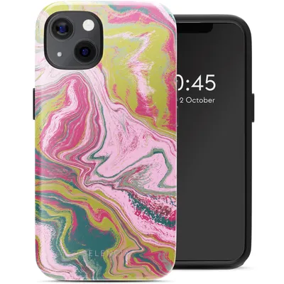 Produktbild von Selencia Vivid Rückabdeckung mit MagSafe iPhone 13 - Marble Pink