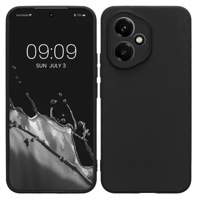 Produktbild von kwmobile Handyhülle kompatibel mit HONOR 400 Hülle - Handy Case aus weichem Silikon in Schwarz matt