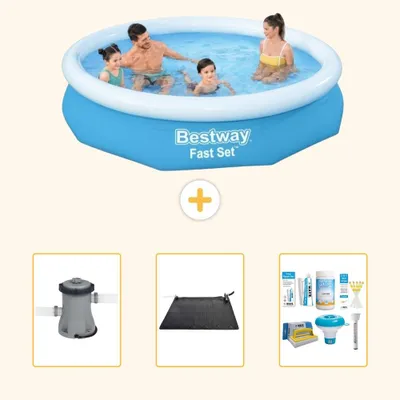 Immagine prodotto di Bestway Fast Set, piscina rotonda - 305x66 cm - 4 pezzi - Modello S22639