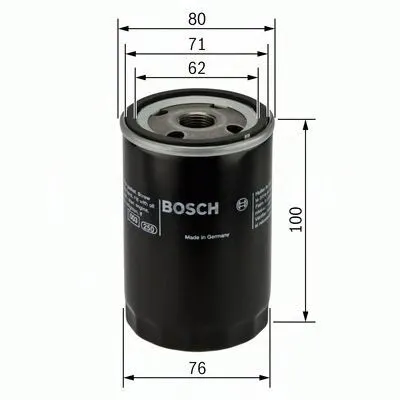 Produktbild von Bosch Ölfilter  0 451 103 350