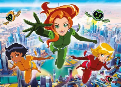 Productafbeelding van Nathan Puzzle, Totally Spies, Op Missie, 100 stukjes, kartonnen puzzel, voor kinderen