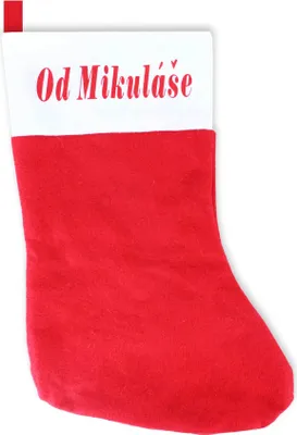 Produktbild von RAPPA Weihnachtsstrumpf mit Aufschrift Vom Heiligen Nikolaus