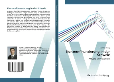 Produktbild von Konzernfinanzierung in der Schweiz