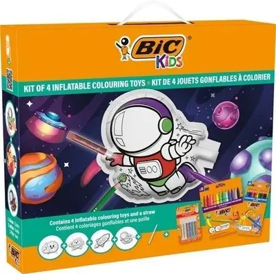 Produktbild von BIC Kids Airtoys Space Kreativset mit Weltraumthemen für Kinder ab 6 Jahren