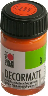 Produktbild von Marabu 1401 39 013 Decormatt Acryl Orange 15 ml