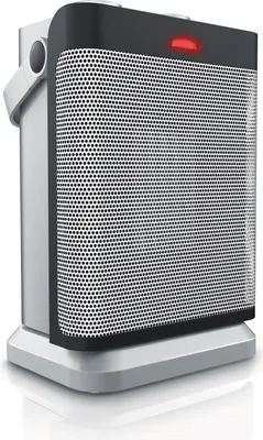 Produktbild von Brandson Heizlüfter, Keramikheizlüfter 1800W, 2 Leistungsstufen, Thermostat, Oszillation 80°, Überhitzungsschutz, Automatische Abschaltung, Umkippschutz, Silber/Schwarz