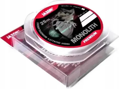 Produktbild von Żyłka Monolith Premium, 0,10 mm, 25 m – transparent, robust