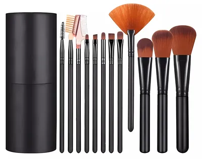 Image de Verk 24382 Set de pinceaux de maquillage professionnel 12 pièces