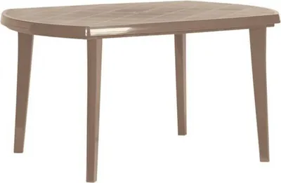 Produktbild von Curver Elise Kunststoff-Gartentisch cappuccino
