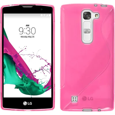 Produktbild von PhoneNatic Case kompatibel mit LG G4c - pink Silikon Hülle S-Style + 2 Schutzfolien