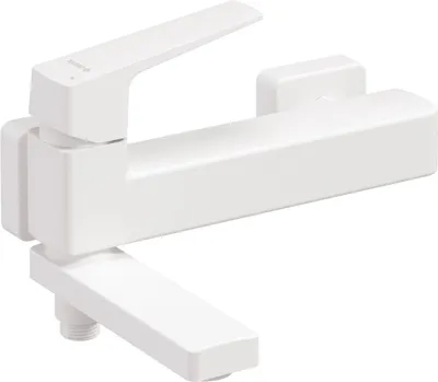 Obrázek produktu pro Vana, nástěnná baterie – se sklopným výtokem – bianco, bílá