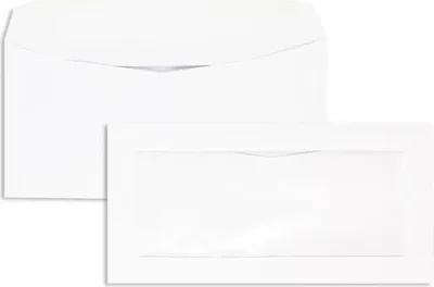 Produktbild von Werbefensterhüllen DIN C6/5 100g/qm gummiert Sonderfenster VE=500 Stück