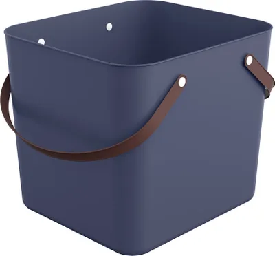 Produktbild von Rotho Albula Aufbewahrungsbox 40 L Aufbewahrungskorb aus recyceltem PP Blau