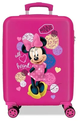 Image de Valise à roulettes Disney Minnie Love en ABS 55cm