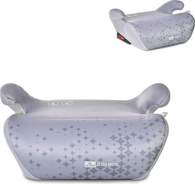 Produktbild von Lorelli Kindersitz Cosmos i-Size (125-150cm) Isofix, Bezug abnehmbar, Armlehne grau
