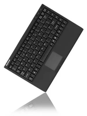 Obrázok produktu pre KeySonic ACK-540U+ (US), Mini, Kábel, USB, Membránový spínač kláves, QWERTY, Čierna