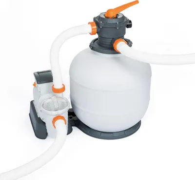 Zdjęcie produktu dla Bestway 58499, Filtr do piasku, Czarny, Pomarańczowy, Biały, Nad basenem naziemnym, 7700 l, 1100 l, 54500 l