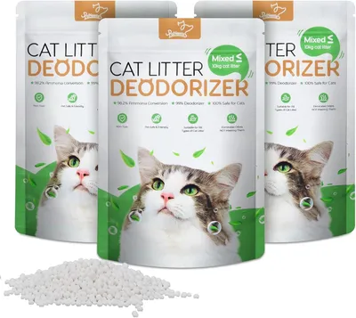 Produktbild von Katzentoilette Deodorant Granulat 3er-Pack, Geruchskontrolle für Haustiere