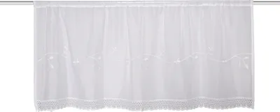 Produktbild von Scheibengardine MACIRO, 45x145 cm, halbtransparent, Batist