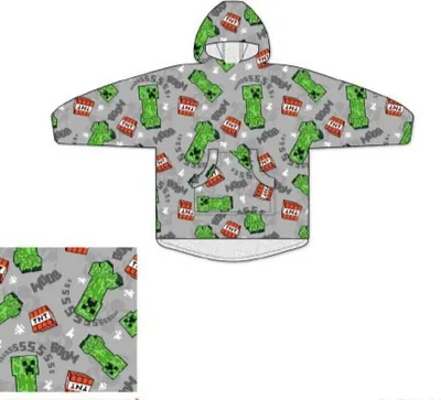 Immagine prodotto di Felpa, poncho/pullover, plaid per adulti, grigio, Taglia unica