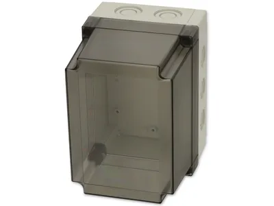 Produktbild von FIBOX Gehäuse mit Dichtung und Deckel, Serie: MNX mit metrischen Vorprägungen, Werkstoff Gehäuse Polycarbonat (PC) Maße