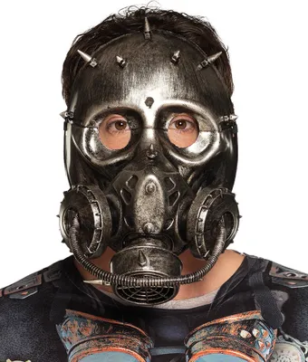 Produktbild von B54526 Damen-Herren Steampunk Gesichtsmaske Gaspunk