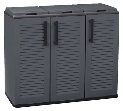 Produktbild von Arko - Abfalleimer, 102x37x84h cm Grau, Volumen 330 (110 pro Sack),  Italy