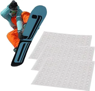 Produktbild von Antirutsch-Pads für Snowboard blau 300 Stück Selbstklebend