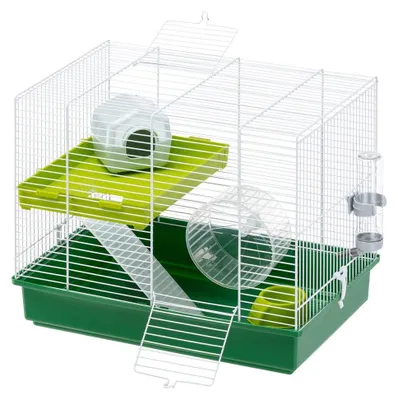 Image de Cage à hamster, Ferplast, 46 x 29 x 37,5 cm, Vert