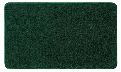 Immagine prodotto di Tappeto da bagno, antiscivolo, lavabile, verde scuro, 70x120 cm