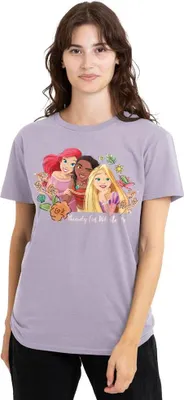 Productafbeelding van Disney Princess - T-shirt voor dames, model "Ready For Whatever", maat L, kleur lavendel (TV25132)