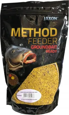 Zdjęcie produktu dla Zanęta Jaxon Method Feeder 750 g – Kwas Masłowy – Gotowa do użycia