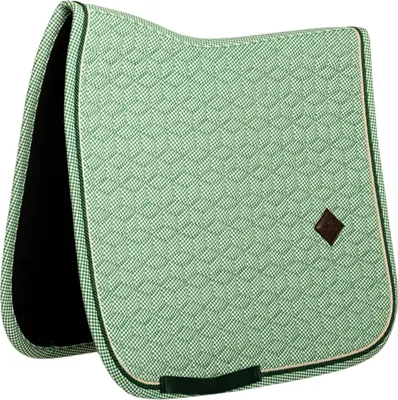Produktbild von Kentucky Horsewear Dressurschabracke Velvet Printing Schabracke Grün Cob