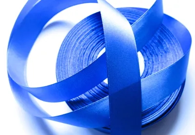 Taftband 50 m x 25 mm, Satinband, Königsblau