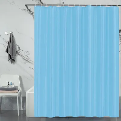 Imagen del producto de Cortina de ducha de poliéster: impermeable y resistente al moho