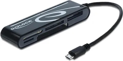 Immagine prodotto di Lettore di schede micro USB OTG a 5 slot di Delock (91732)