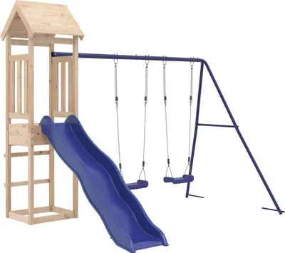 Produktbild von vidaXL Spielturm Massivholz Kiefer