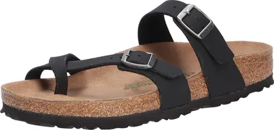 Produktbild von Birkenstock Mayari Damen Birko Flor Sandalen In Schwarz – undefined / Schwarz