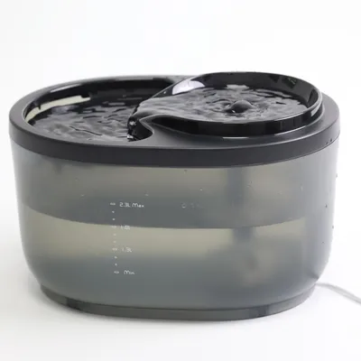 Produktbild von Katzen Trinkbrunnen 2,3 L, automatischer Haustier-Wasserspender, leise mit LED-Licht, geeignet für Katzen und kleine Haustiere