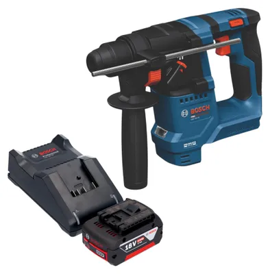 Produktbild von Bosch GBH 18V-18 Professional Akku Bohrhammer 18 V 1,5 J SDS plus Brushless + 1x Akku 5,0 Ah + Ladegerät