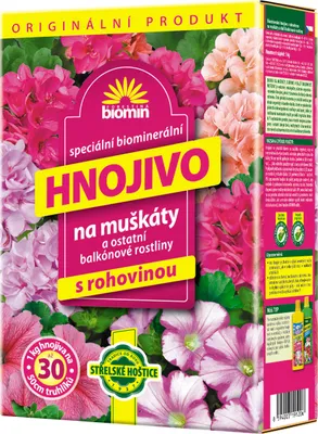 Produktbild von BIOMIN Spezialgranulat Dünger für Geranien und Petunien, 1 kg (10-10-8 NPK mit Magnesium)