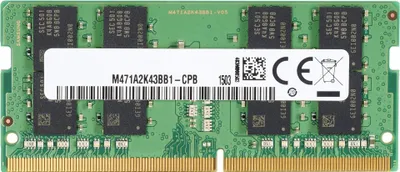 Produktbild von HP 16GB DDR4 3200 SODIMM Memory, 16 GB, 1 x 16 GB, DDR4, 3200 MHz, 260-pin SO-DIMM