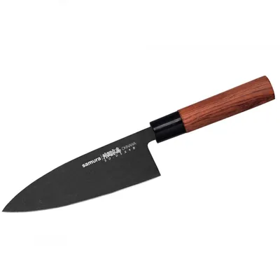 Obrázok produktu pre Samura OKINAWA 6,7" nôž Deba - japonský kuchynský nôž z ocele s povrchovou úpravou Stonewash na presné krájanie a kulinársku dokonalosť