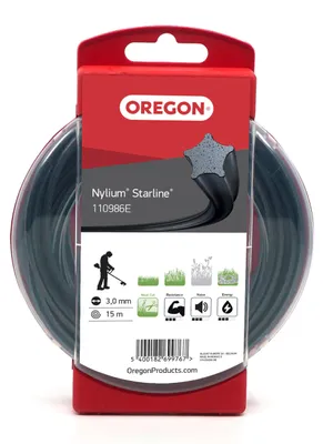 Produktbild von Oregon Sternförmiger Nylon Mähfaden 3mm, 3,0 mm x 15 m (110986E)
