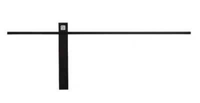 Produktbild von IMPULSE LED S 8115 – moderner Wandstrahler schwarz, IP23, 6W 3000K 200lm, LED-Wandleuchte mit Touch-Schalter