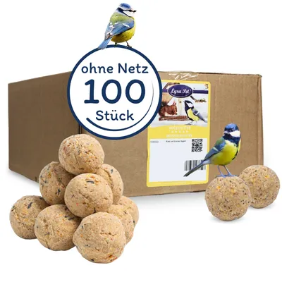 Produktbild von 100 Stk. Lyra Pet® Meisenknödel Basic ohne Netz à 90 g = 9 kg