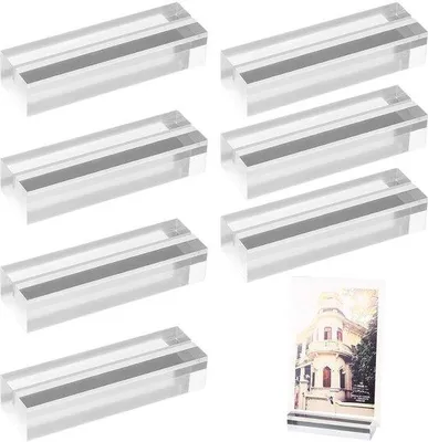 Obrázek produktu pro Průhledné kartičky – formát A6/A7 – 7 kusů – akryl – 10 x 3 x 2 cm